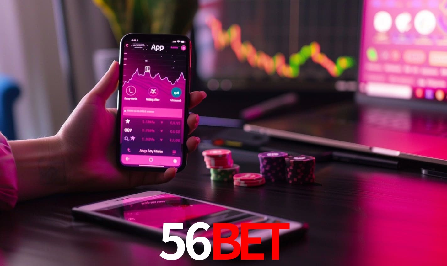 Comparação APP mobile vs versão web da 56bet